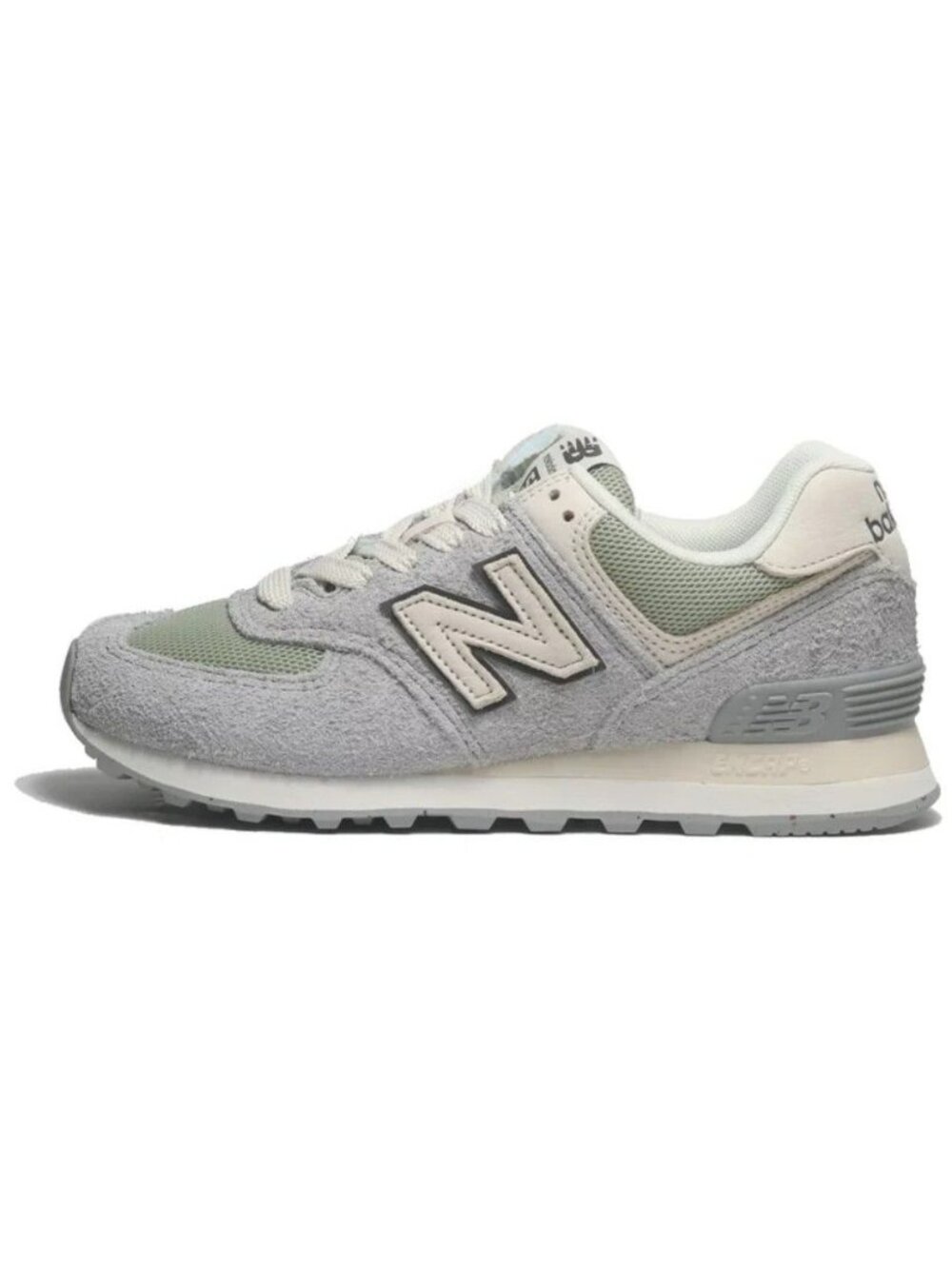 NEW BALANCE 574 Grey Swamp Green Sneaker Women's EU 37 US 6.5 NWOB